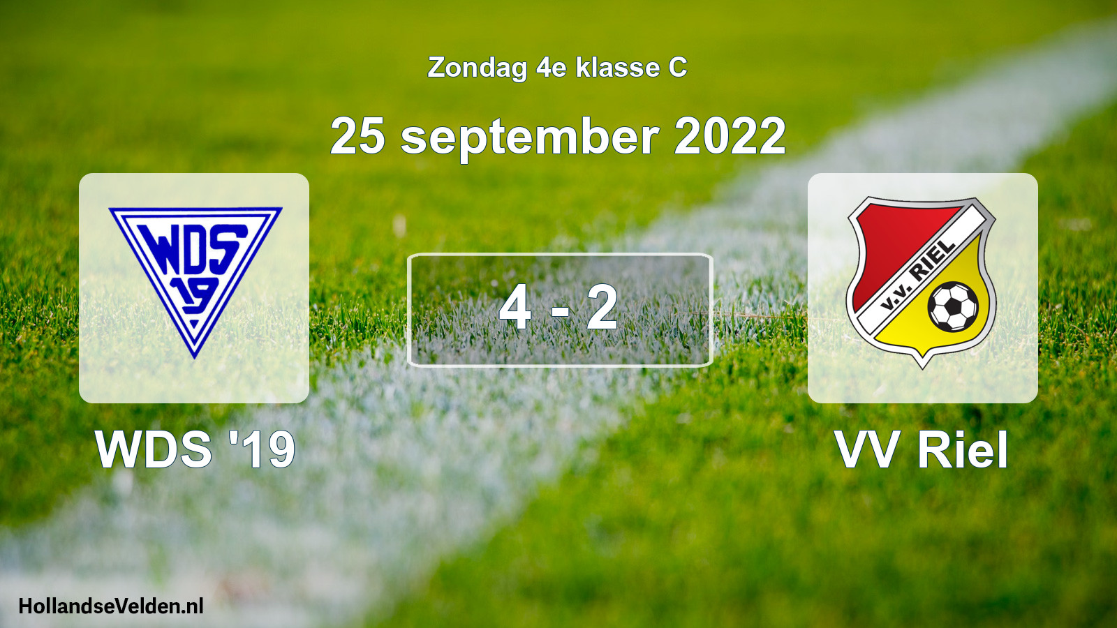 Total number of matches played: WDS '19 - VV Riel 4 - 2 (25 September 2022)