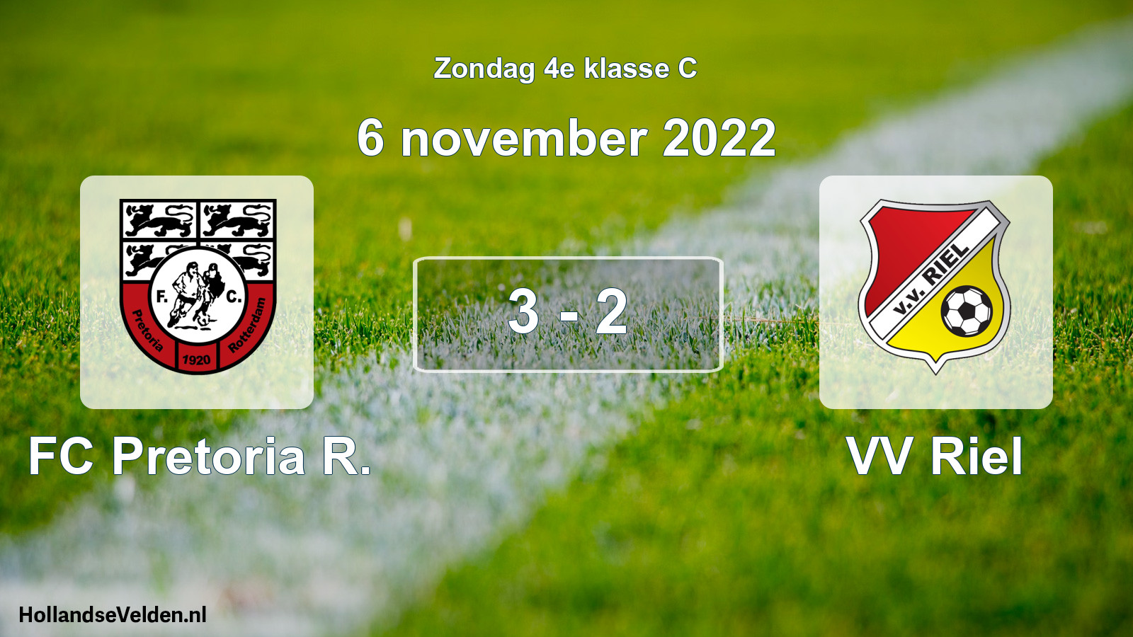 Total number of matches played: FC Pretoria R. - VV Riel 3 - 2 (6 November 2022)
