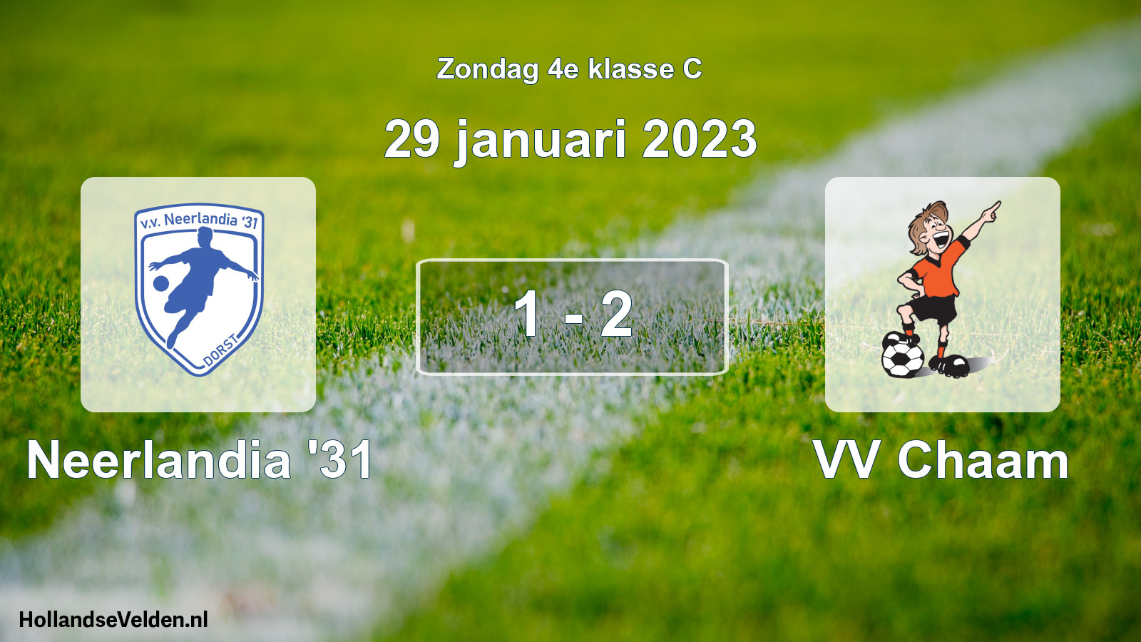Total number of matches played: Neerlandia '31 - VV Chaam 1 - 2 (29 January 2023)