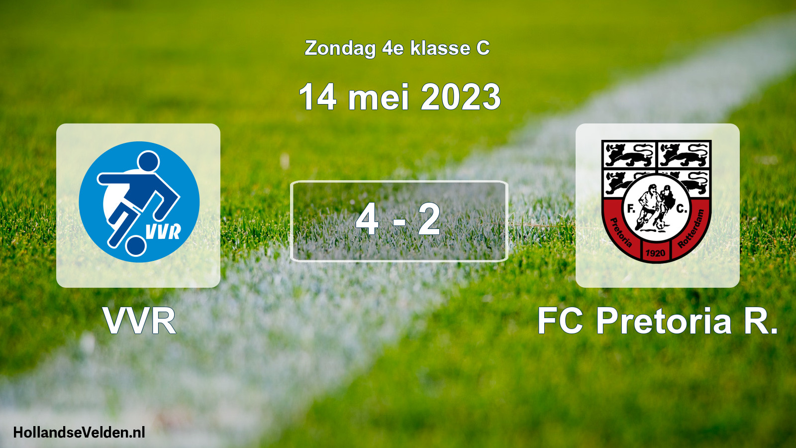 Total number of matches played: VVR - FC Pretoria R. 4 - 2 (14 May 2023)