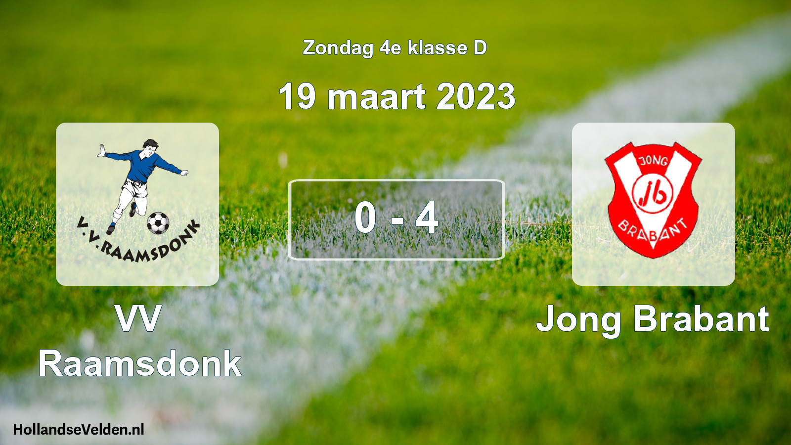 Total number of matches played: VV Raamsdonk - Jong Brabant 0 - 4 (19 March 2023)