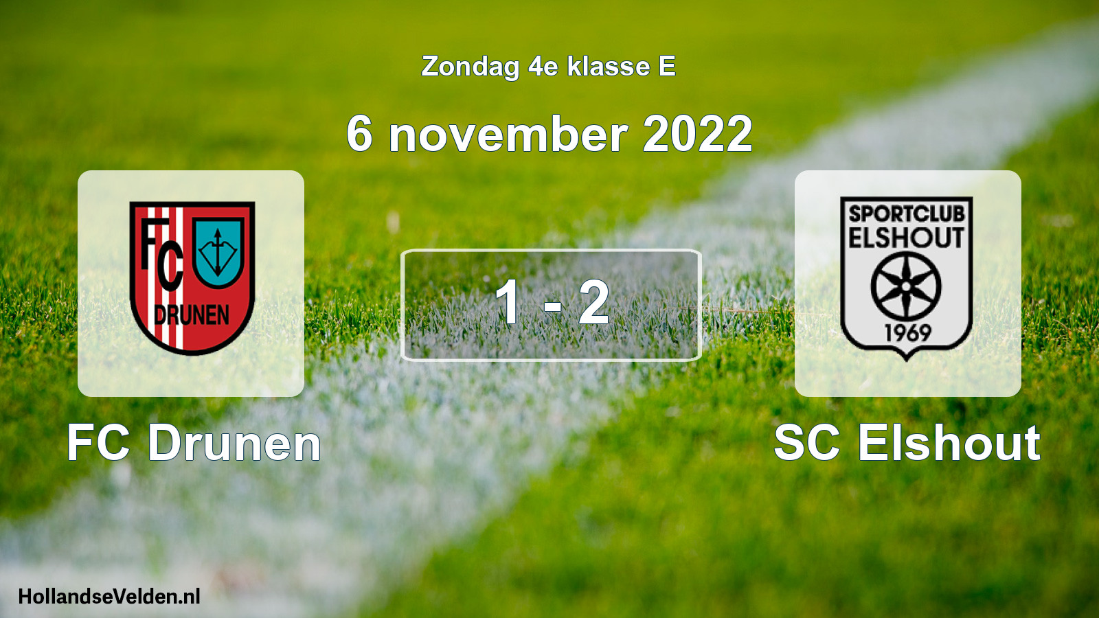 Total number of matches played: FC Drunen - SC Elshout 1 - 2 (6 November 2022)