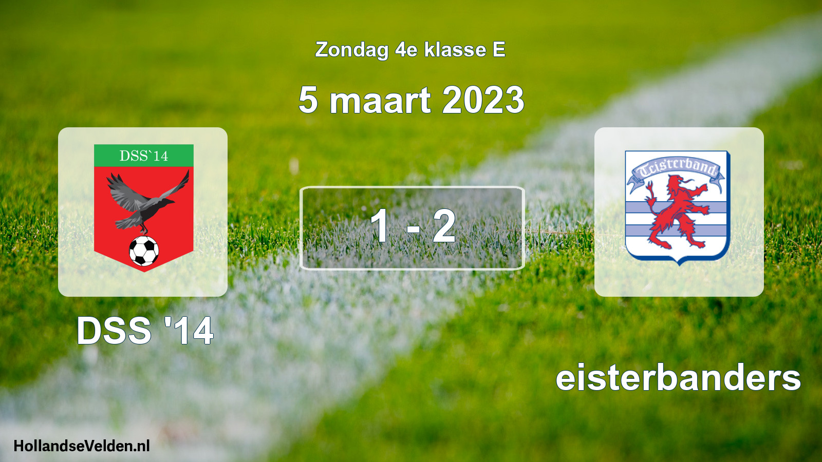 Total number of matches played: DSS '14 - Teisterbanders 1 - 2 (5 March 2023)