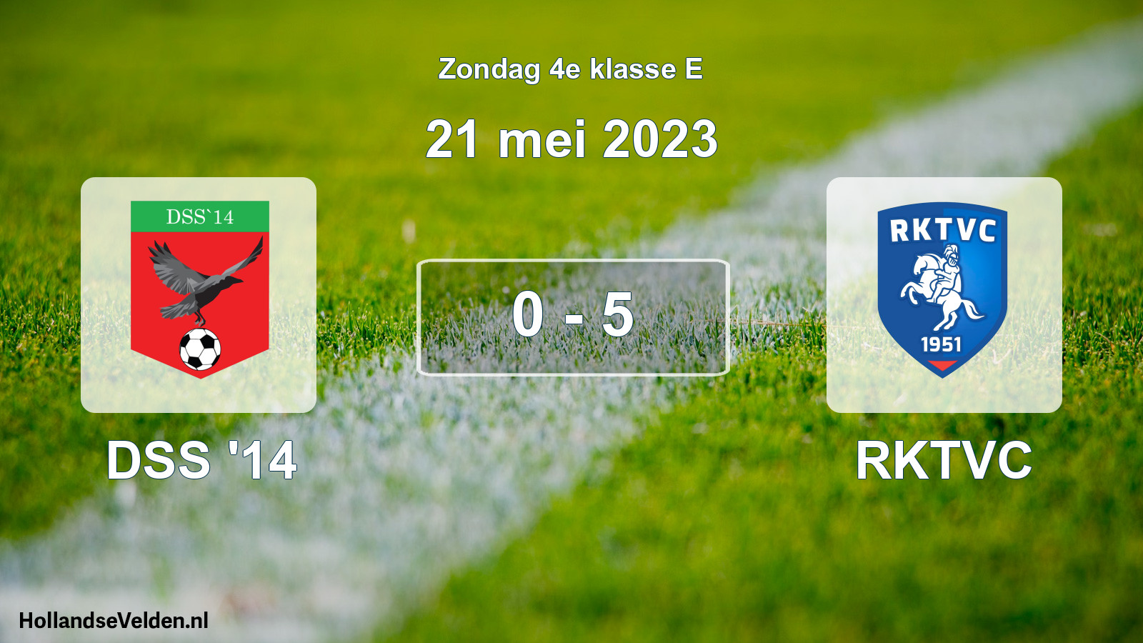 Total number of matches played: DSS '14 - RKTVC 0 - 5 (21 May 2023)