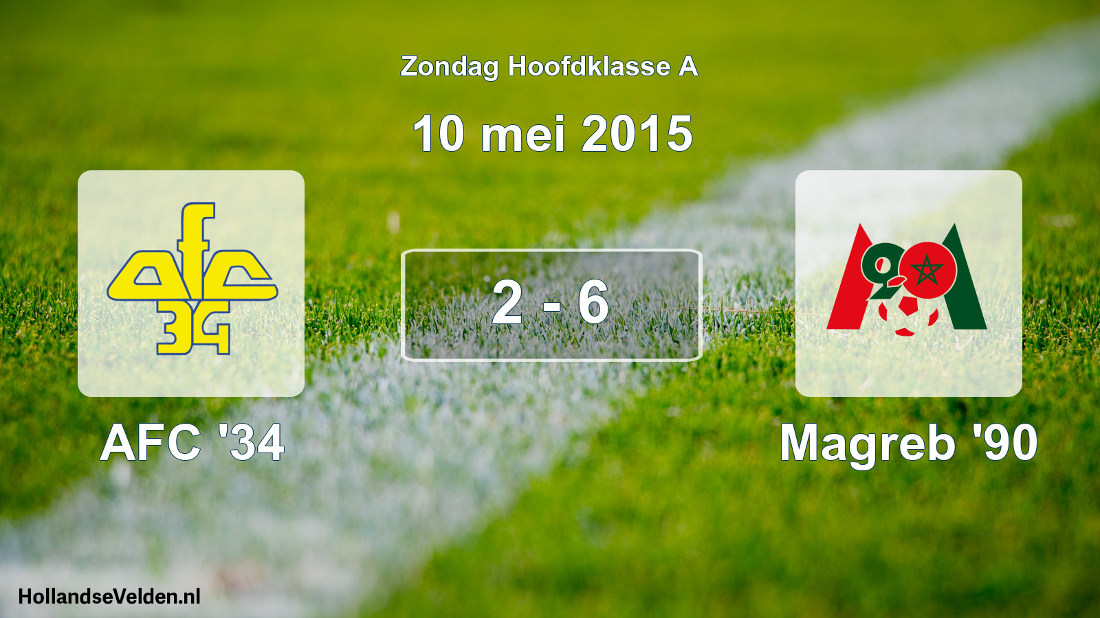Total number of matches played: AFC '34 - Magreb '90 2 - 6 (10 May 2015)