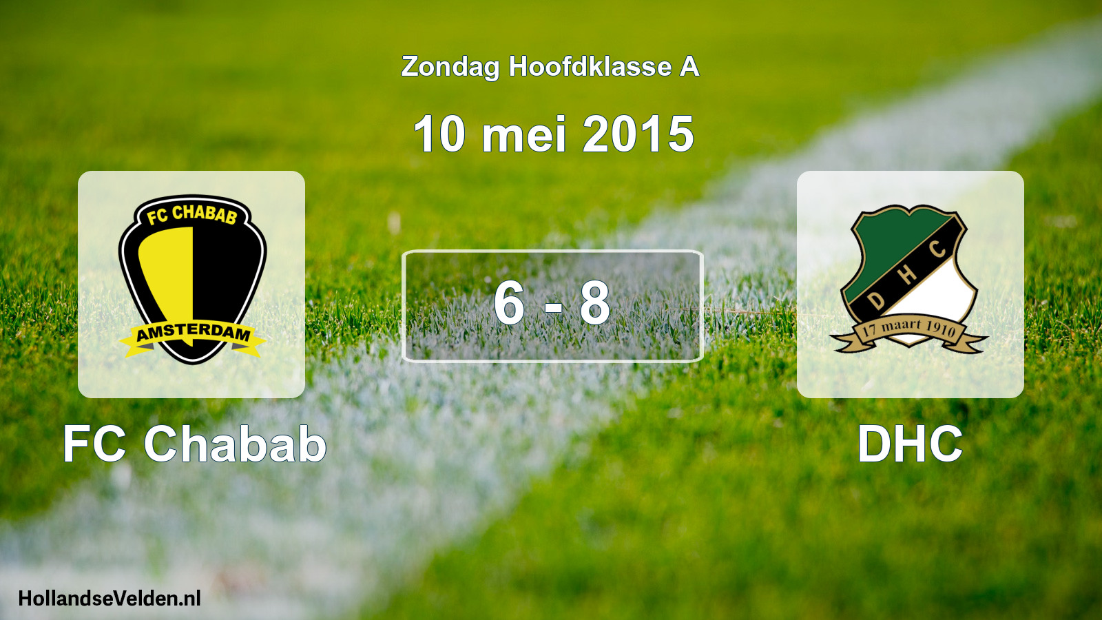 Total number of matches played: FC Chabab - DHC 6 - 8 (10 May 2015)