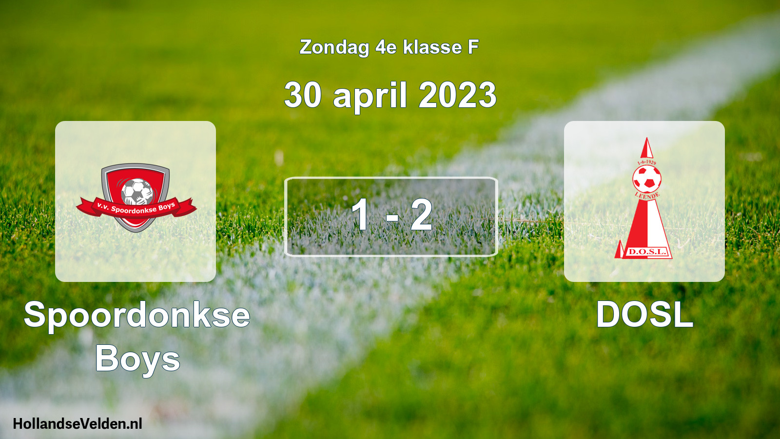 Total number of matches played: Spoordonkse Boys - DOSL 1 - 2 (30 April 2023)