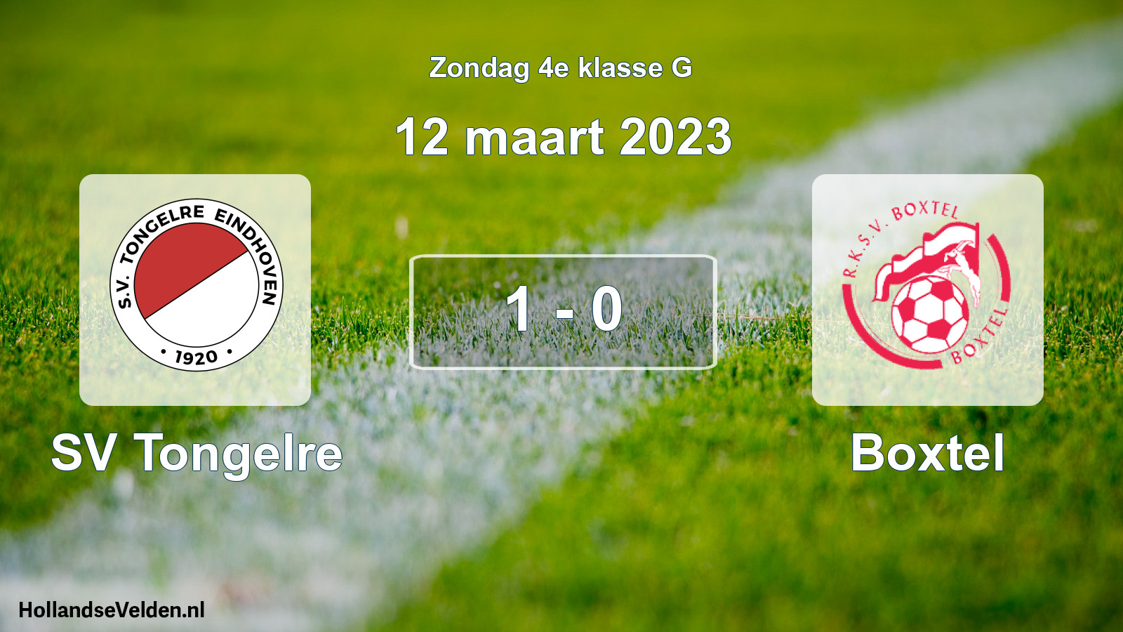 Total number of matches played: SV Tongelre - Boxtel 1 - 0 (12 March 2023)
