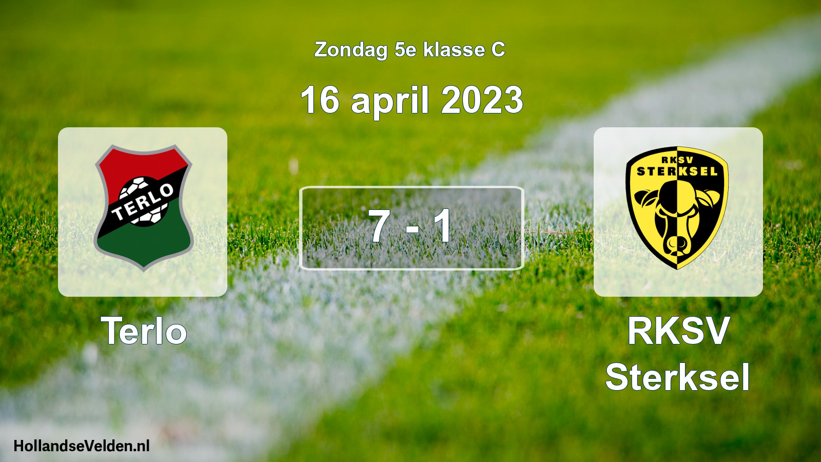 Total number of matches played: Terlo - RKSV Sterksel 7 - 1 (16 April 2023)