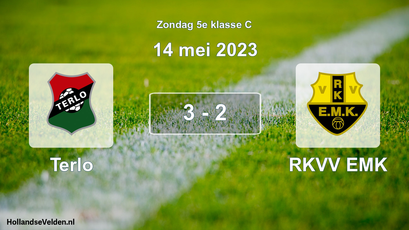 Total number of matches played: Terlo - RKVV EMK 3 - 2 (14 May 2023)