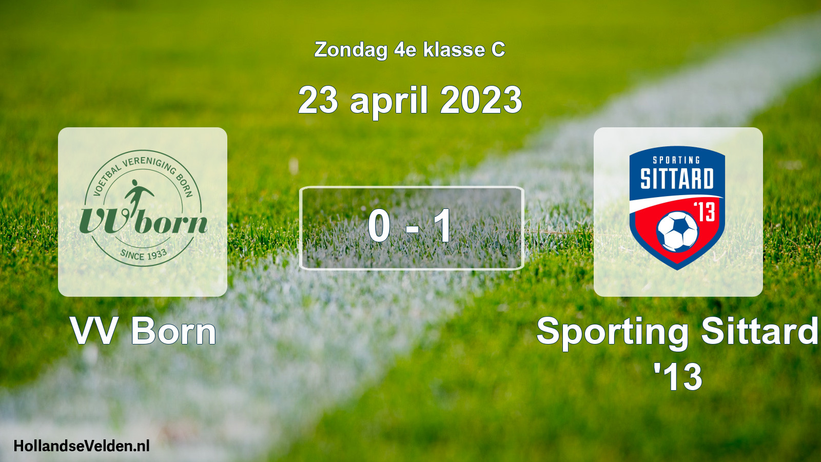 Total number of matches played: VV Born - Sporting Sittard '13 0 - 1 (23 April 2023)