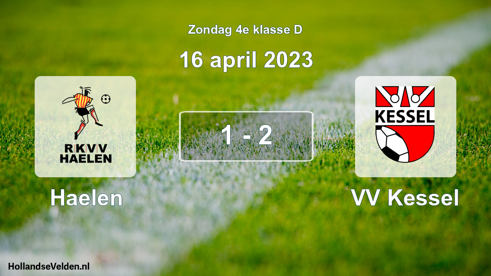 Total number of matches played: Haelen - VV Kessel 1 - 2 (16 April 2023)