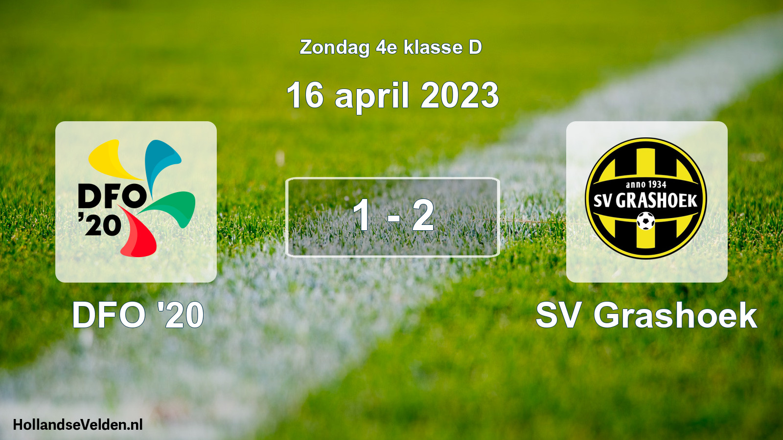Total number of matches played: DFO '20 - SV Grashoek 1 - 2 (16 April 2023)