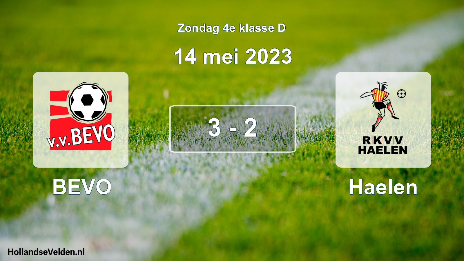 Total number of matches played: BEVO - Haelen 3 - 2 (14 May 2023)