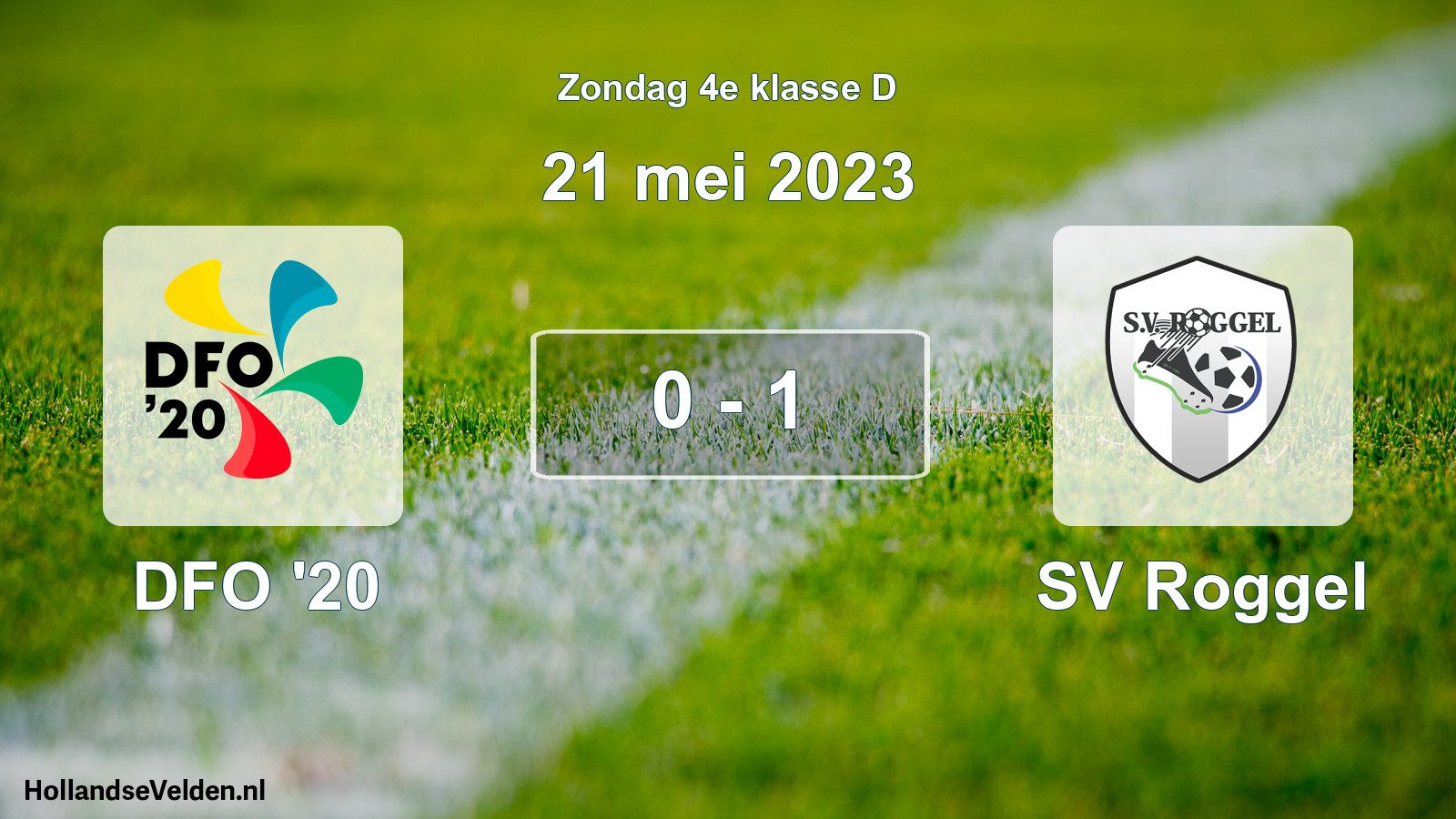 Total number of matches played: DFO '20 - SV Roggel 0 - 1 (21 May 2023)