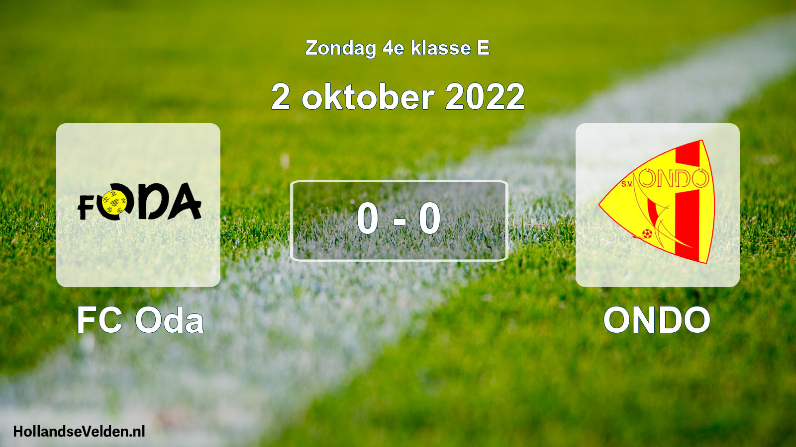 Total number of matches played: FC Oda - ONDO 0 - 0 (2 October 2022)
