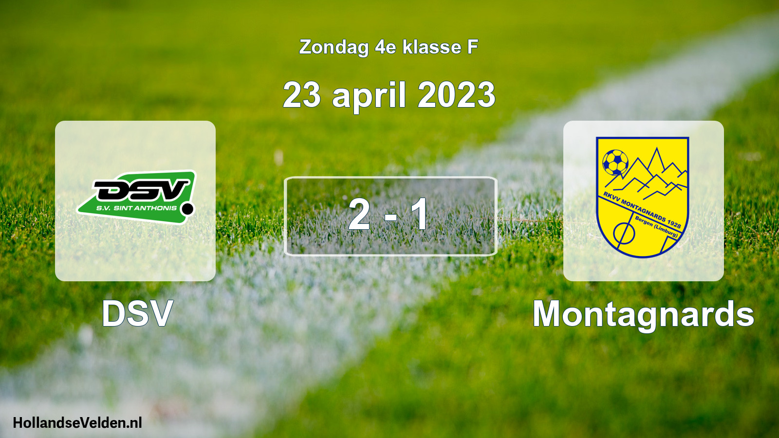 Total number of matches played: DSV - Montagnards 2 - 1 (23 April 2023)