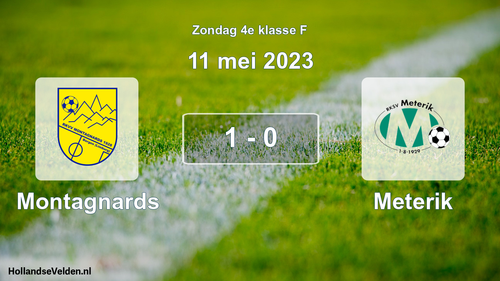 Total number of matches played: Montagnards - Meterik 1 - 0 (11 May 2023)