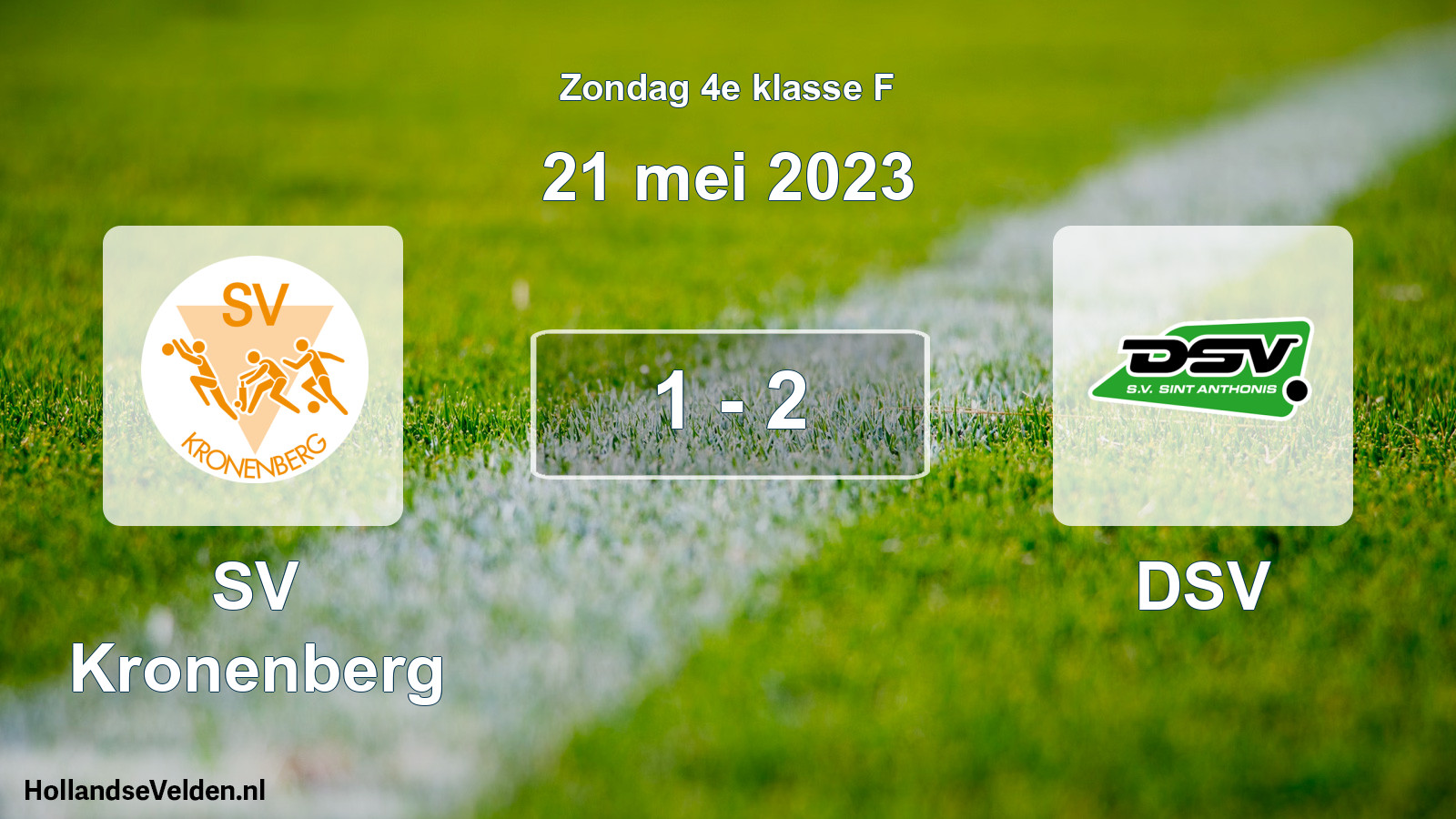 Total number of matches played: SV Kronenberg - DSV 1 - 2 (21 May 2023)