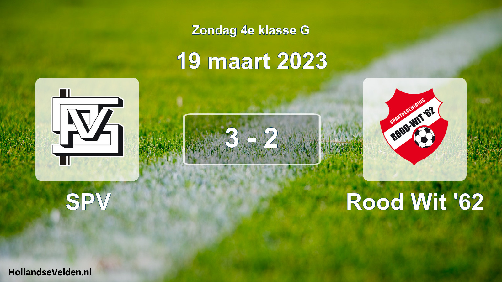 Total number of matches played: SPV - Rood Wit '62 3 - 2 (19 March 2023)
