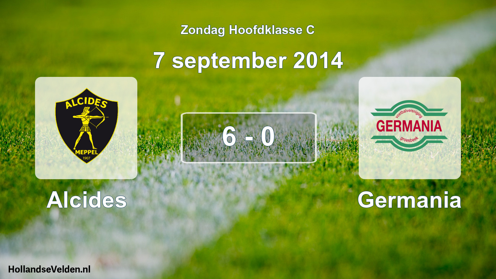 Total number of matches played: Alcides - Germania 6 - 0 (7 September 2014)
