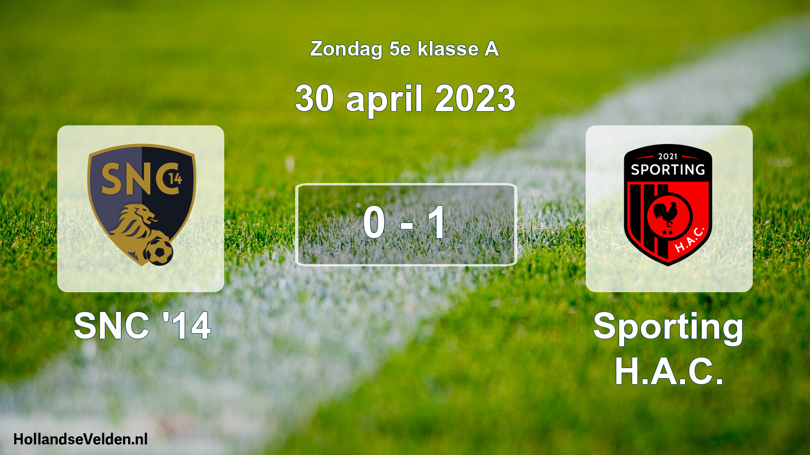Total number of matches played: SNC '14 - Sporting H.A.C. 0 - 1 (30 April 2023)
