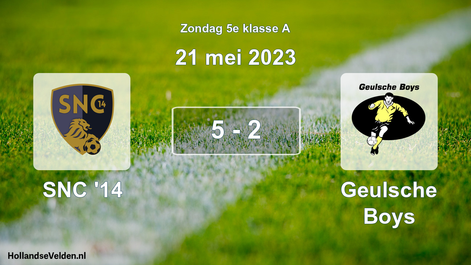 Total number of matches played: SNC '14 - Geulsche Boys 5 - 2 (21 May 2023)