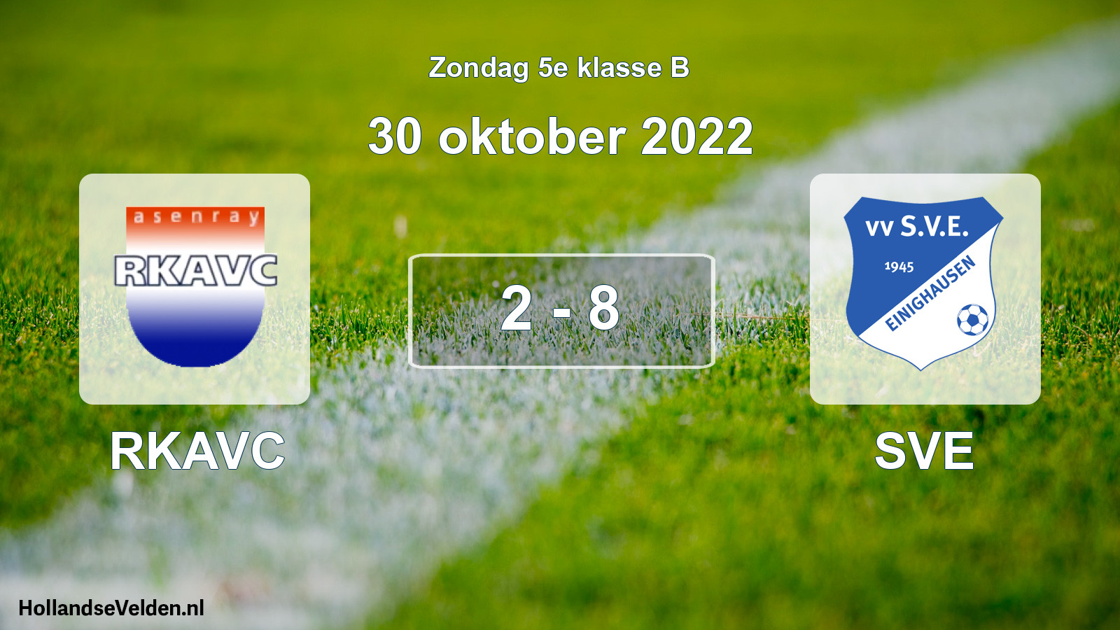 Total number of matches played: RKAVC - SVE 2 - 8 (30 October 2022)