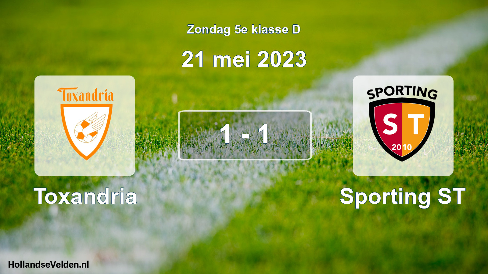 Total number of matches played: Toxandria - Sporting ST 1 - 1 (21 May 2023)