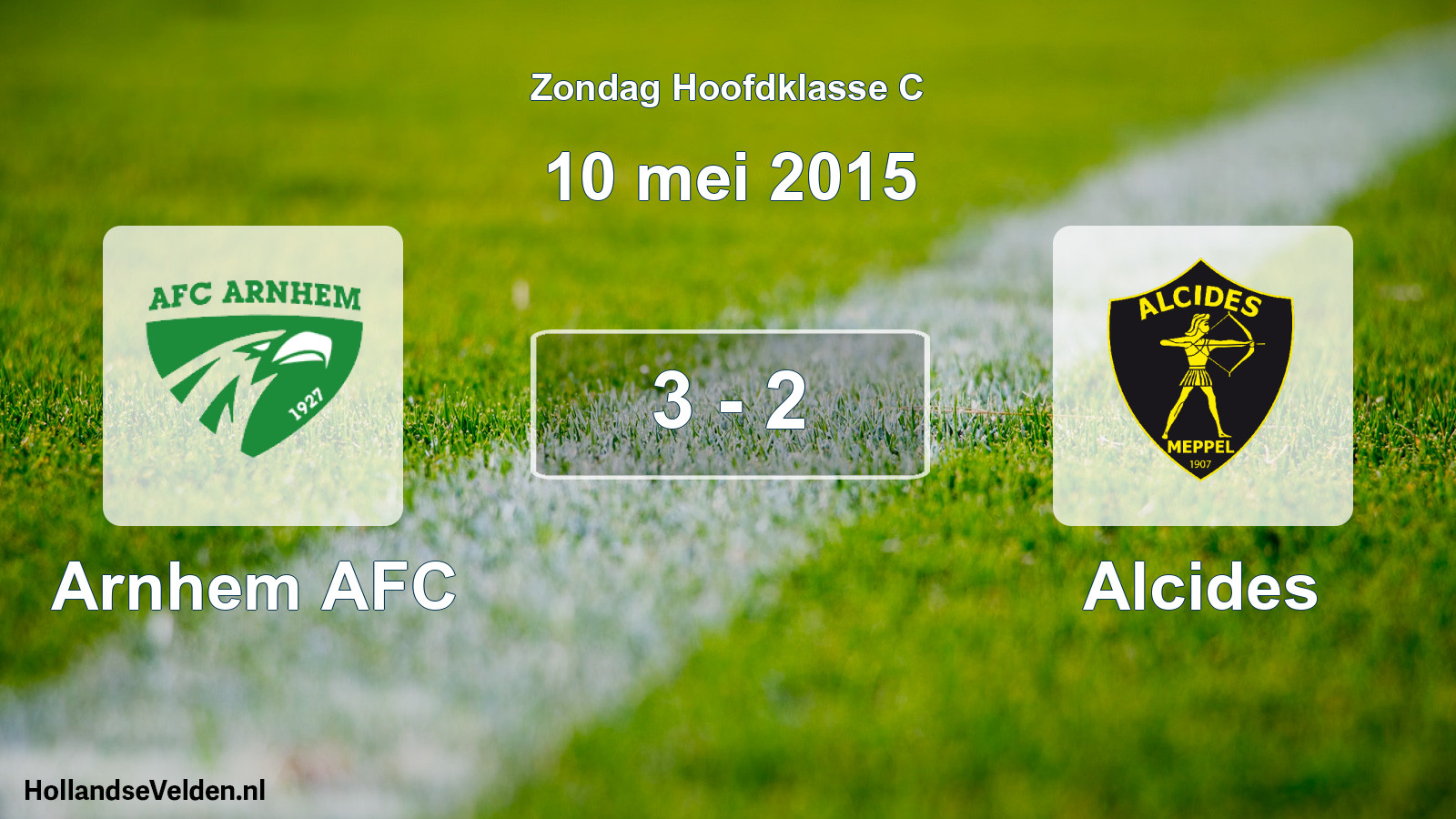 Total number of matches played: Arnhem AFC - Alcides 3 - 2 (10 May 2015)