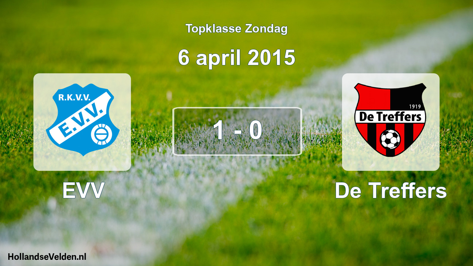 Total number of matches played: EVV - De Treffers 1 - 0 (6 April 2015)