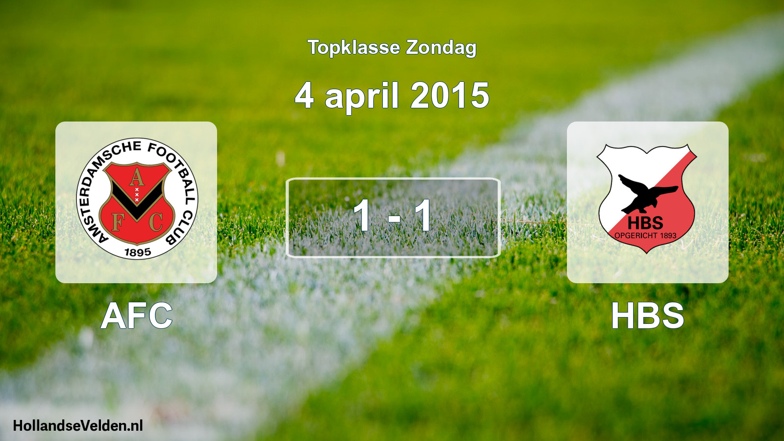 Total number of matches played: AFC - HBS 1 - 1 (4 April 2015)