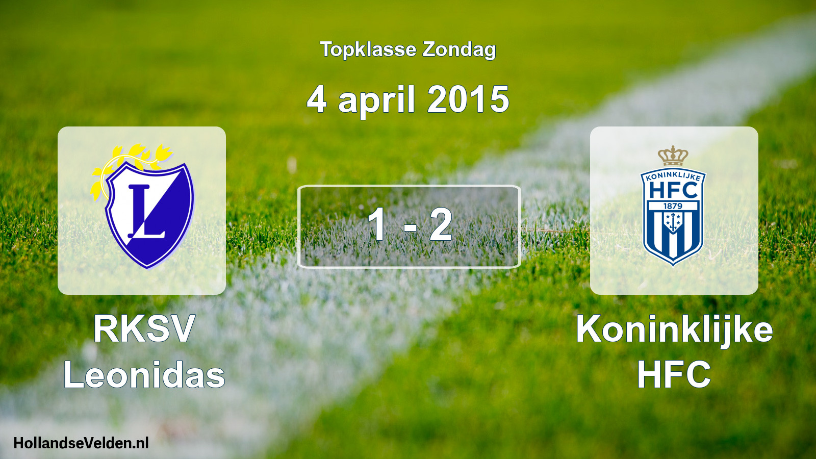Total number of matches played: RKSV Leonidas - Koninklijke HFC 1 - 2 (4 April 2015)