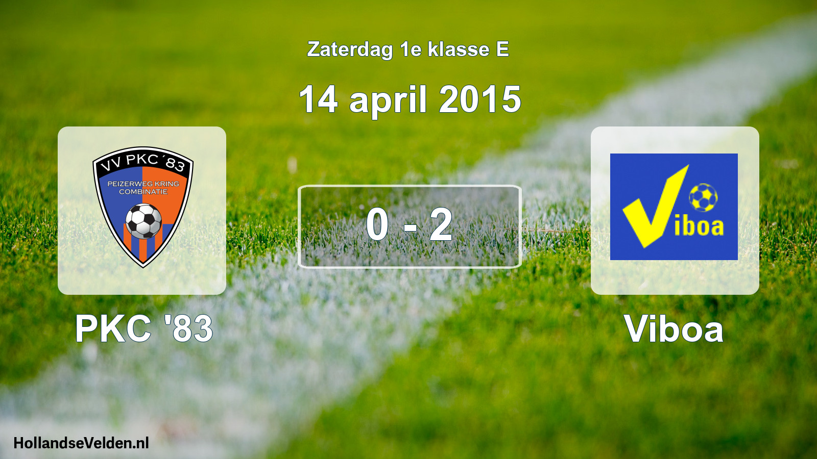 Total number of matches played: PKC '83 - Viboa 0 - 2 (14 April 2015)