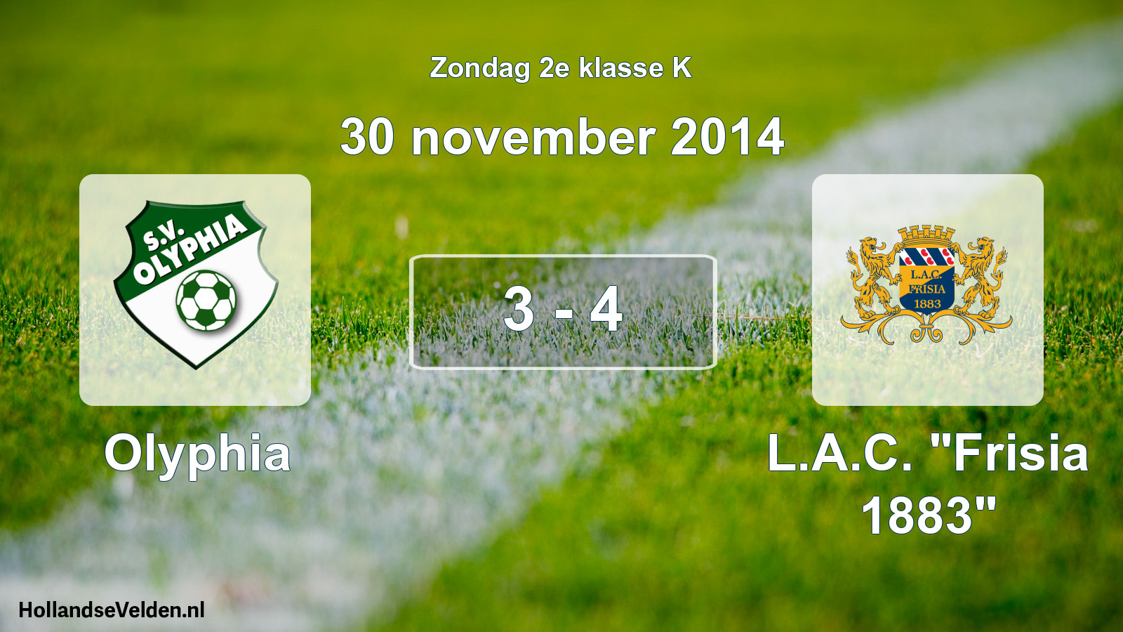 Total number of matches played: Olyphia - L.A.C. 