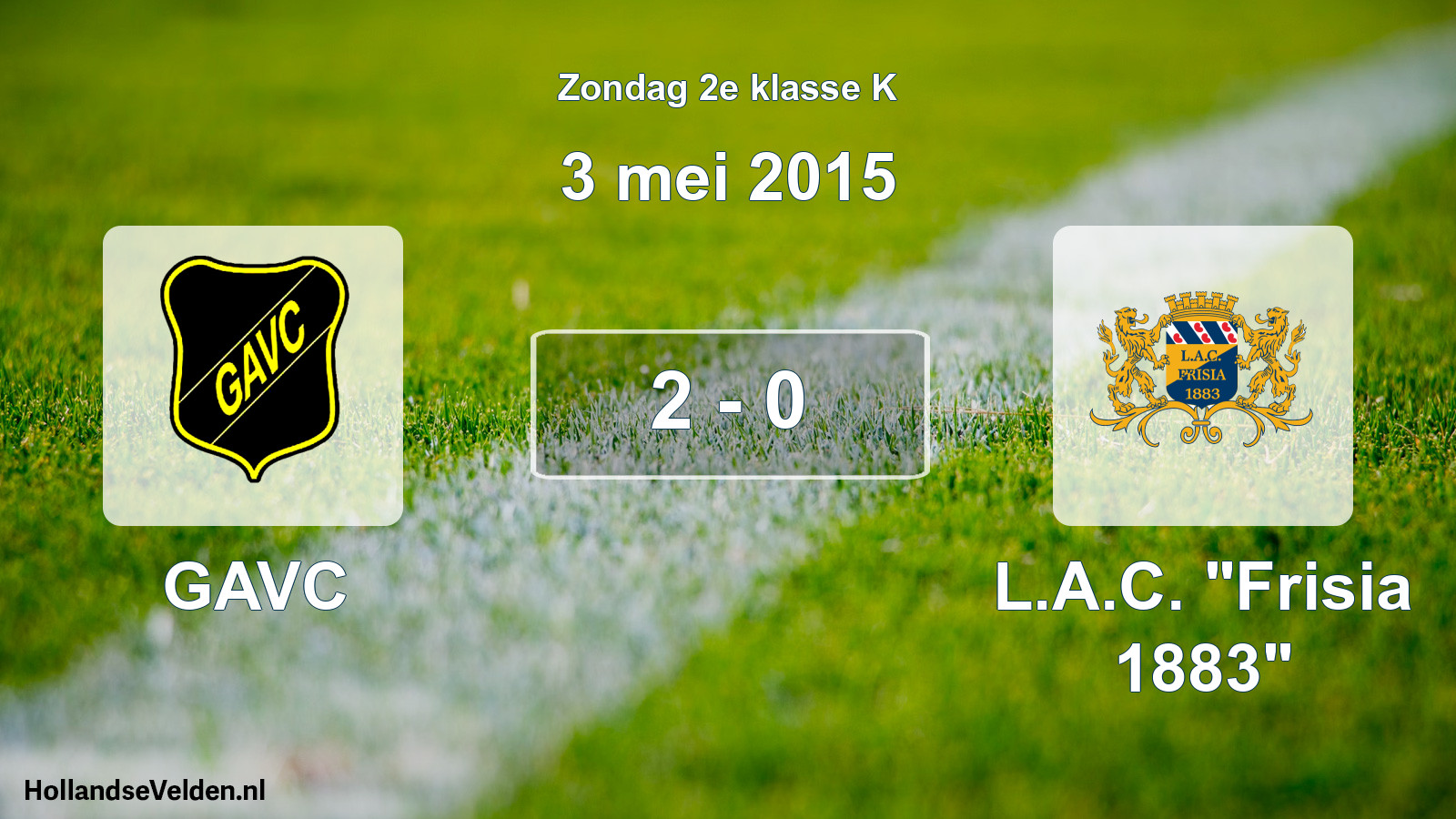 Total number of matches played: GAVC - L.A.C. 