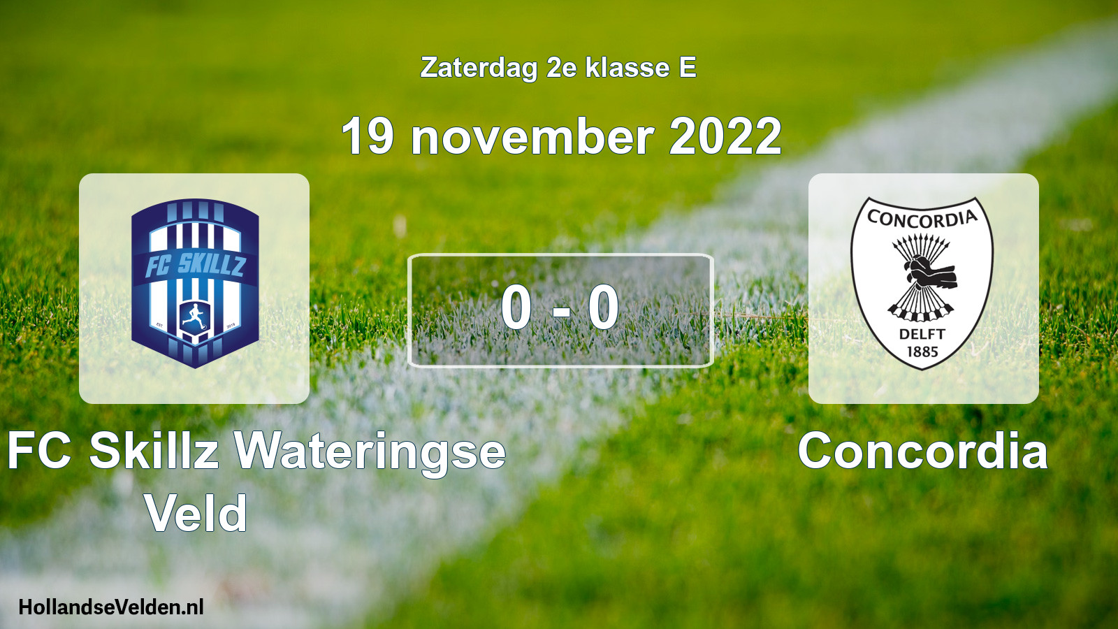 Total number of matches played: SSA FC Skillz Wateringse Veld - Concordia 0 - 0 (19 November 2022)