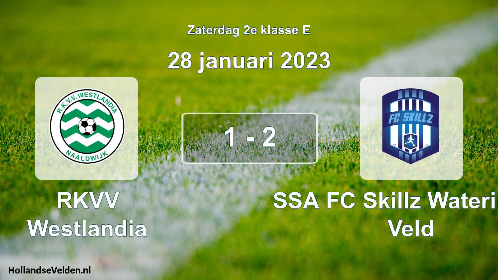 Total number of matches played: RKVV Westlandia - SSA FC Skillz Wateringse Veld 1 - 2 (28 January 2023)