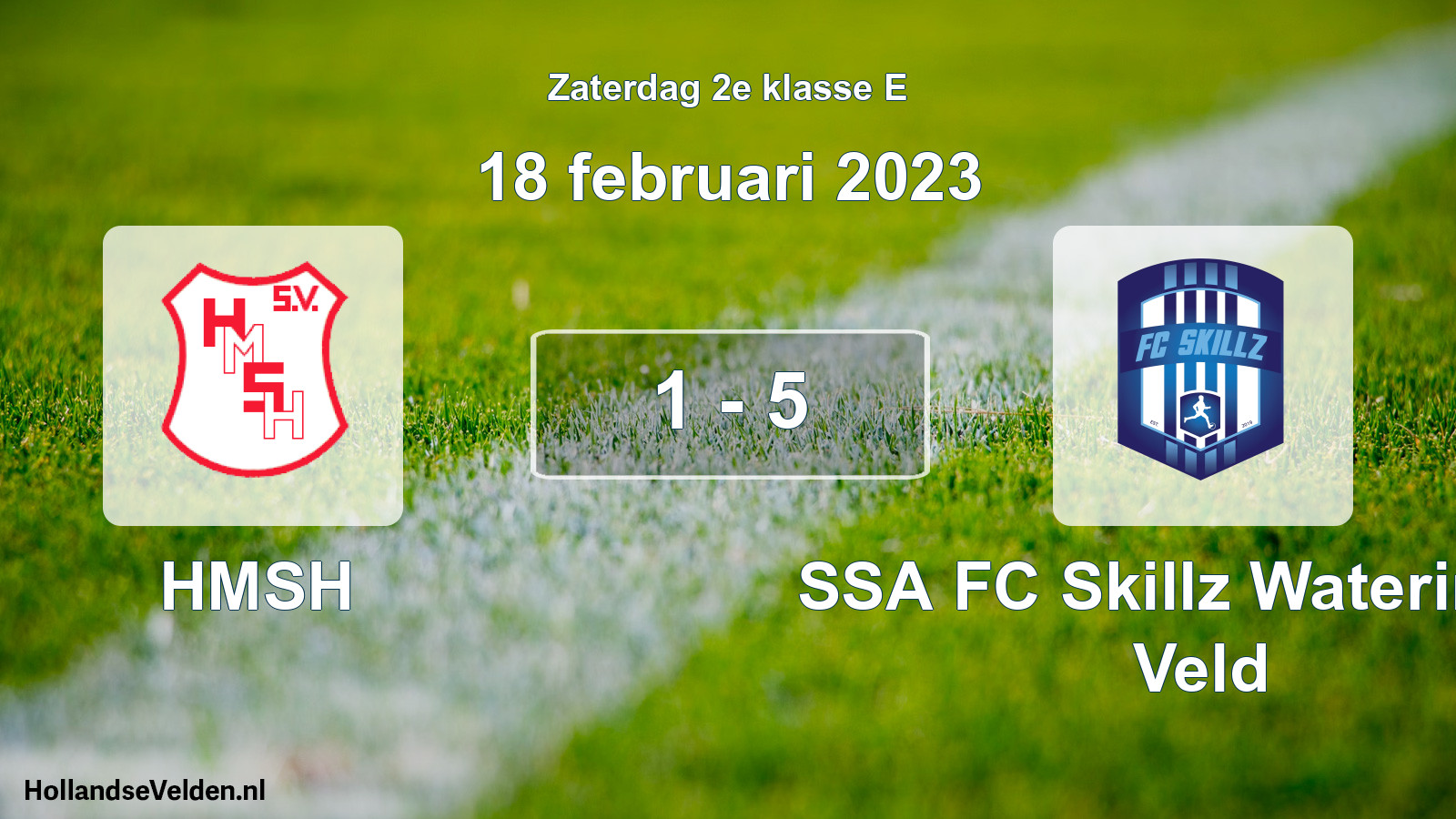 Total number of matches played: HMSH - SSA FC Skillz Wateringse Veld 1 - 5 (18 February 2023)