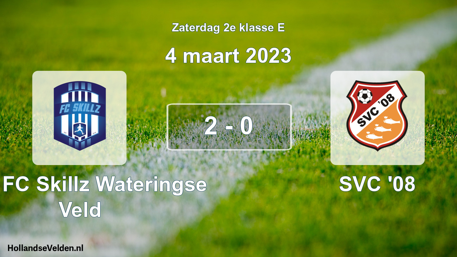 Total number of matches played: SSA FC Skillz Wateringse Veld - SVC '08 2 - 0 (4 March 2023)