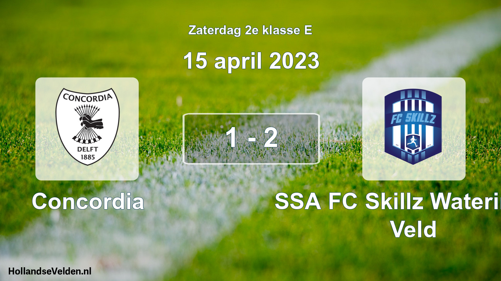 Total number of matches played: Concordia - SSA FC Skillz Wateringse Veld 1 - 2 (15 April 2023)