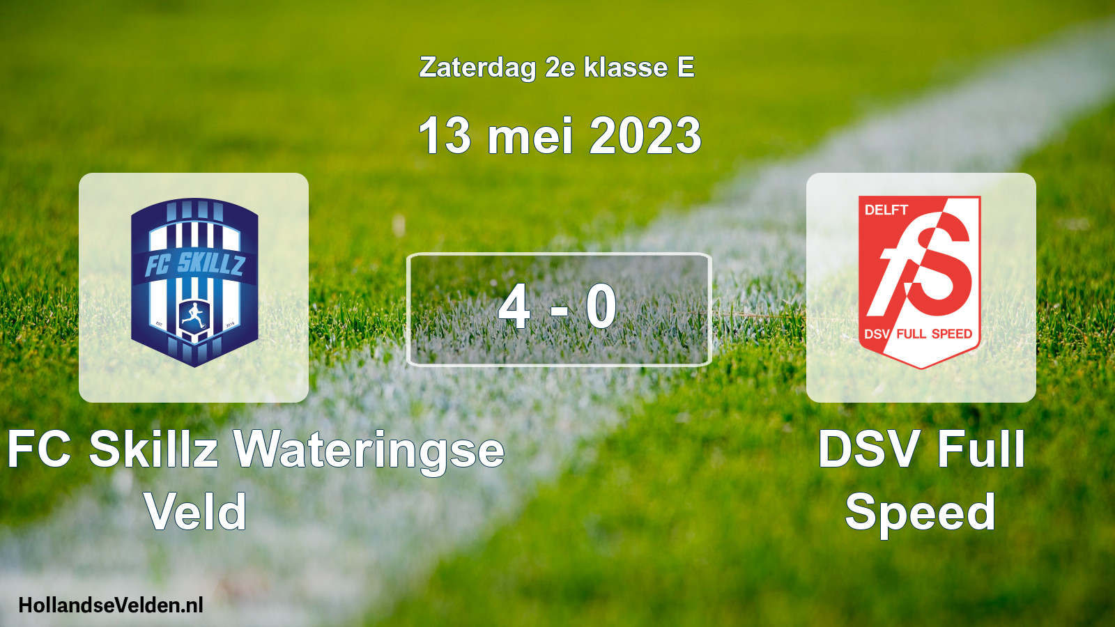 Total number of matches played: SSA FC Skillz Wateringse Veld - DSV Full Speed 4 - 0 (13 May 2023)