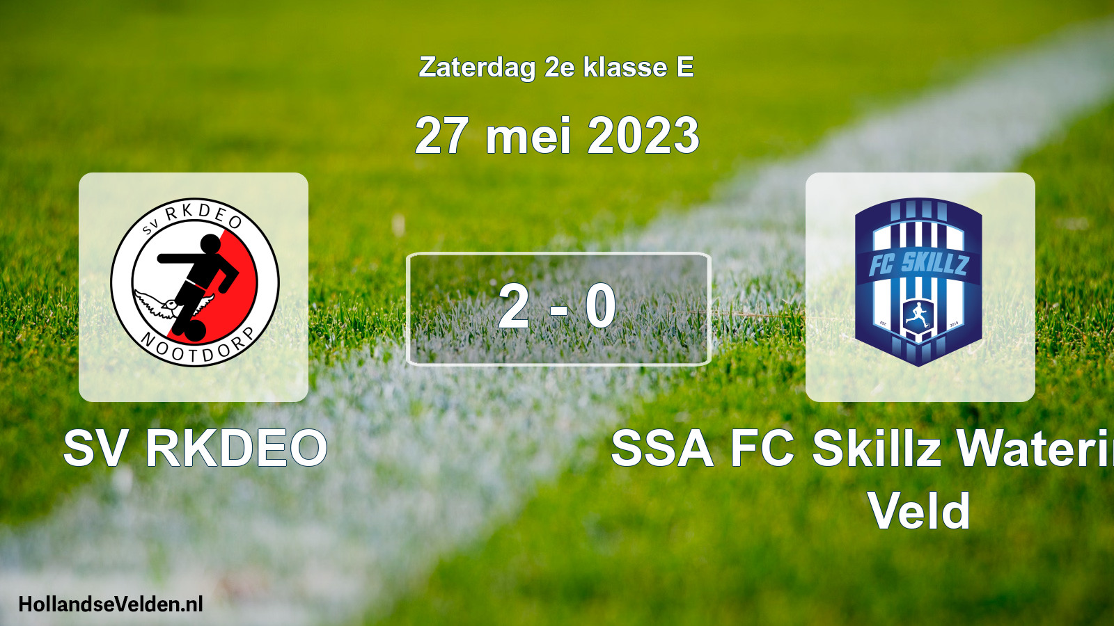 Total number of matches played: SV RKDEO - SSA FC Skillz Wateringse Veld 2 - 0 (27 May 2023)
