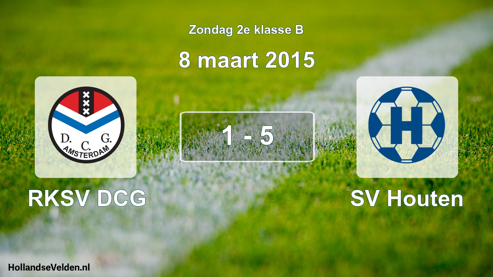 Total number of matches played: RKSV DCG - SV Houten 1 - 5 (8 March 2015)