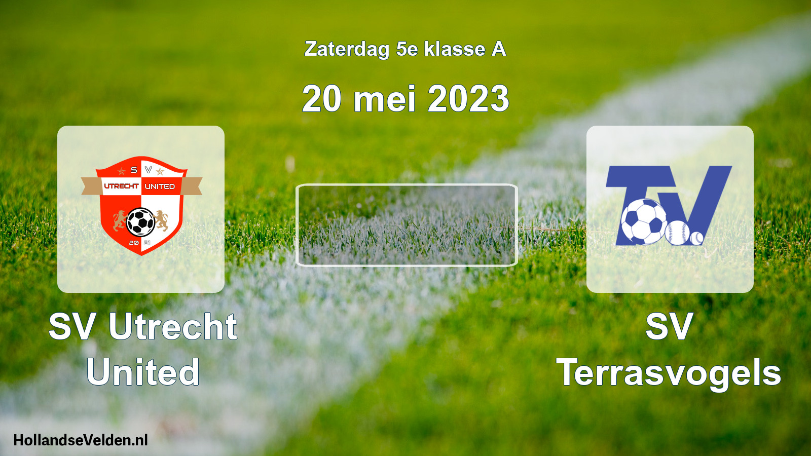 Scheduled Match: SV Utrecht United - SV Terrasvogels (20 May 2023)