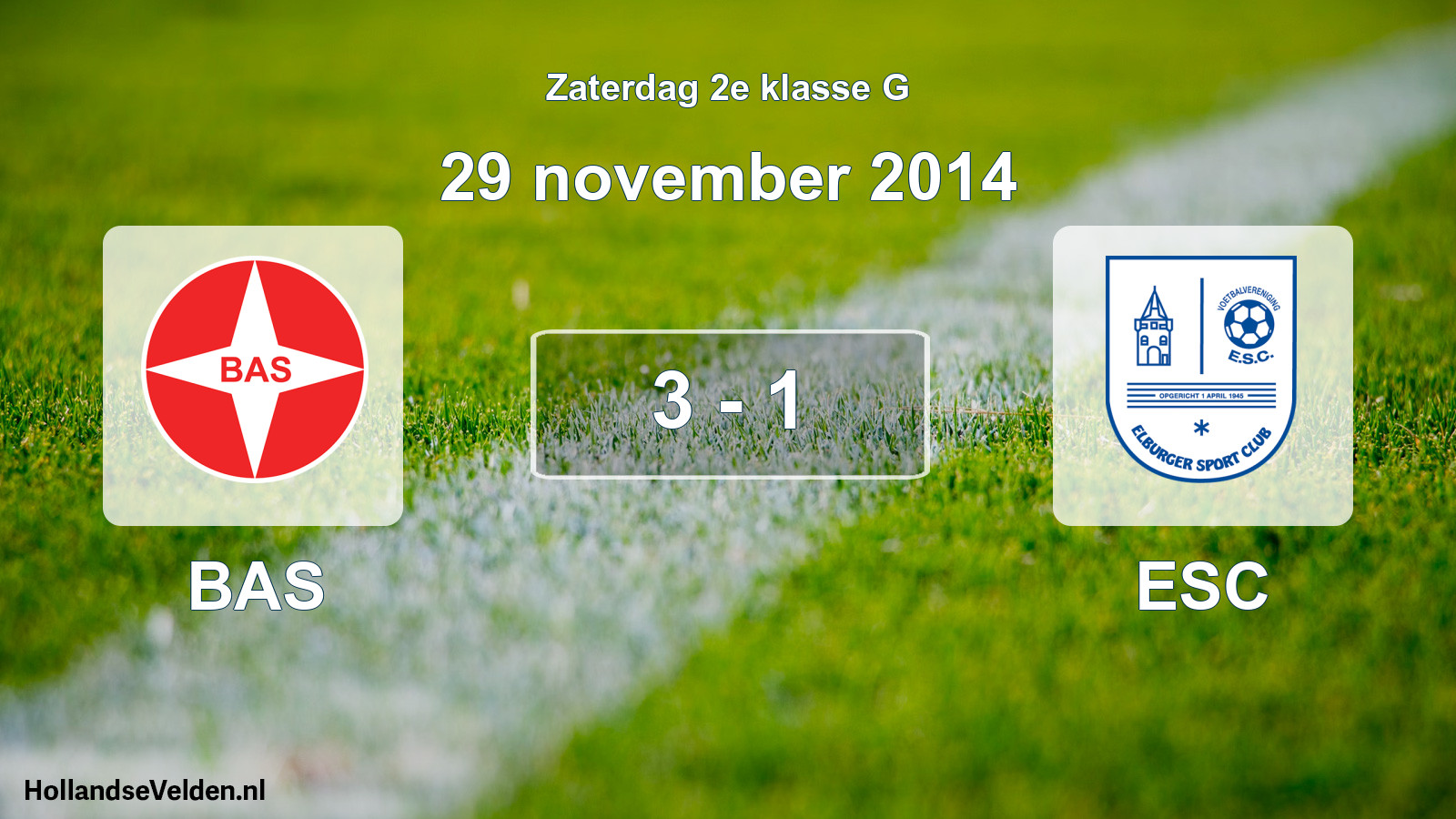 Total number of matches played: BAS - ESC 3 - 1 (29 November 2014)