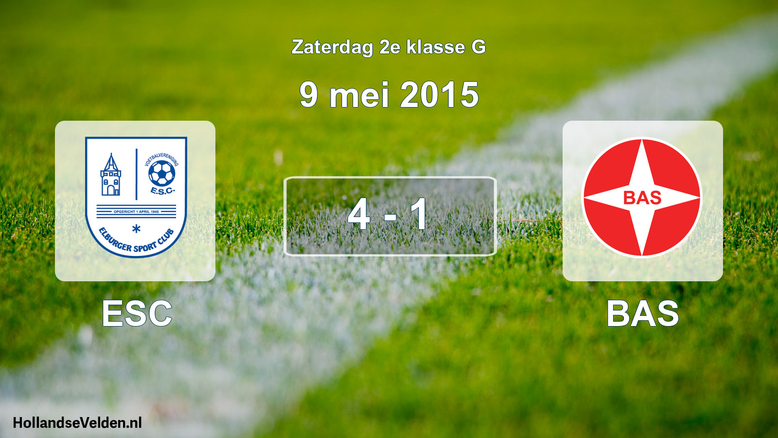 Total number of matches played: ESC - BAS 4 - 1 (9 May 2015)