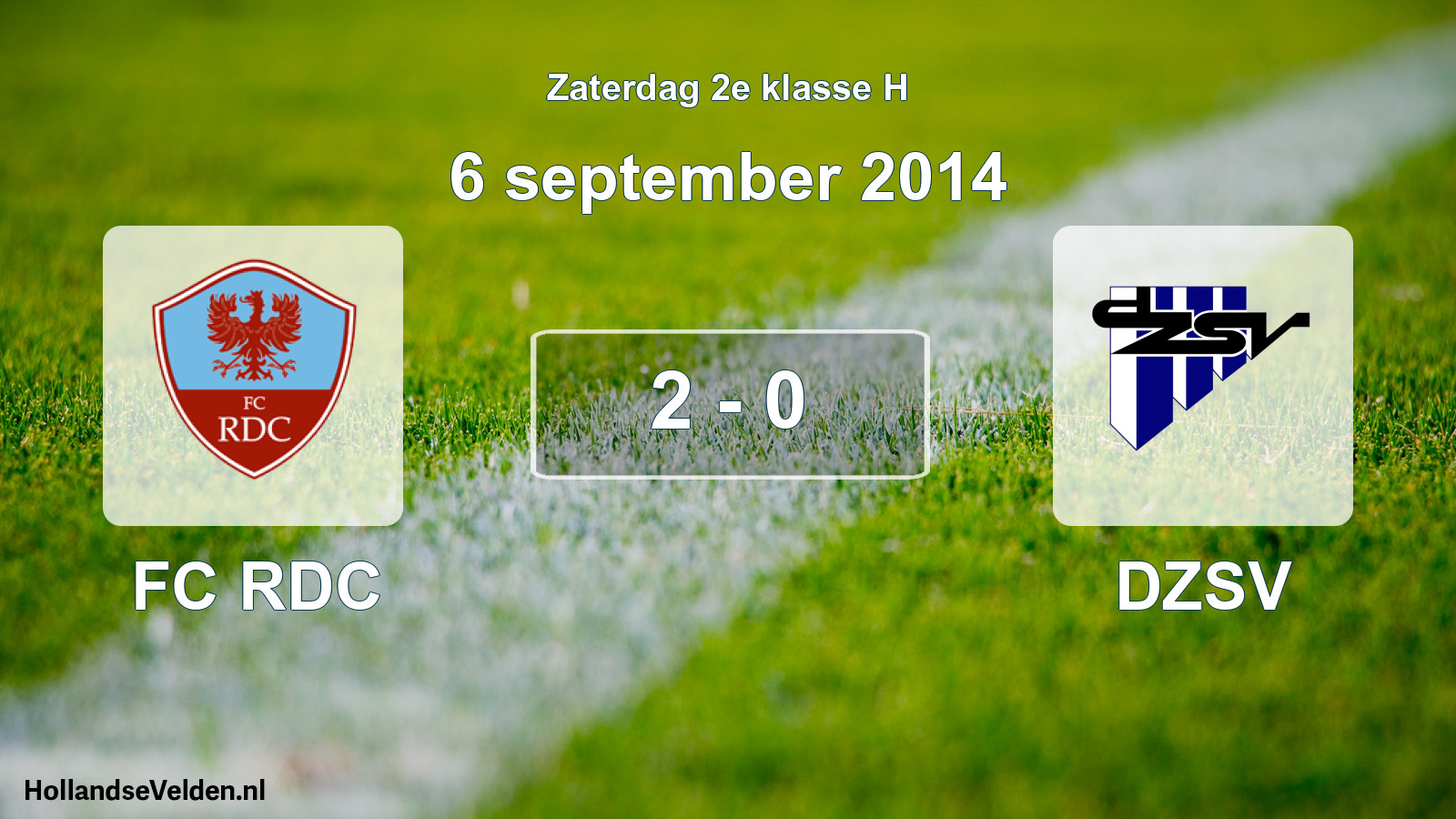 Total number of matches played: FC RDC - DZSV 2 - 0 (6 September 2014)