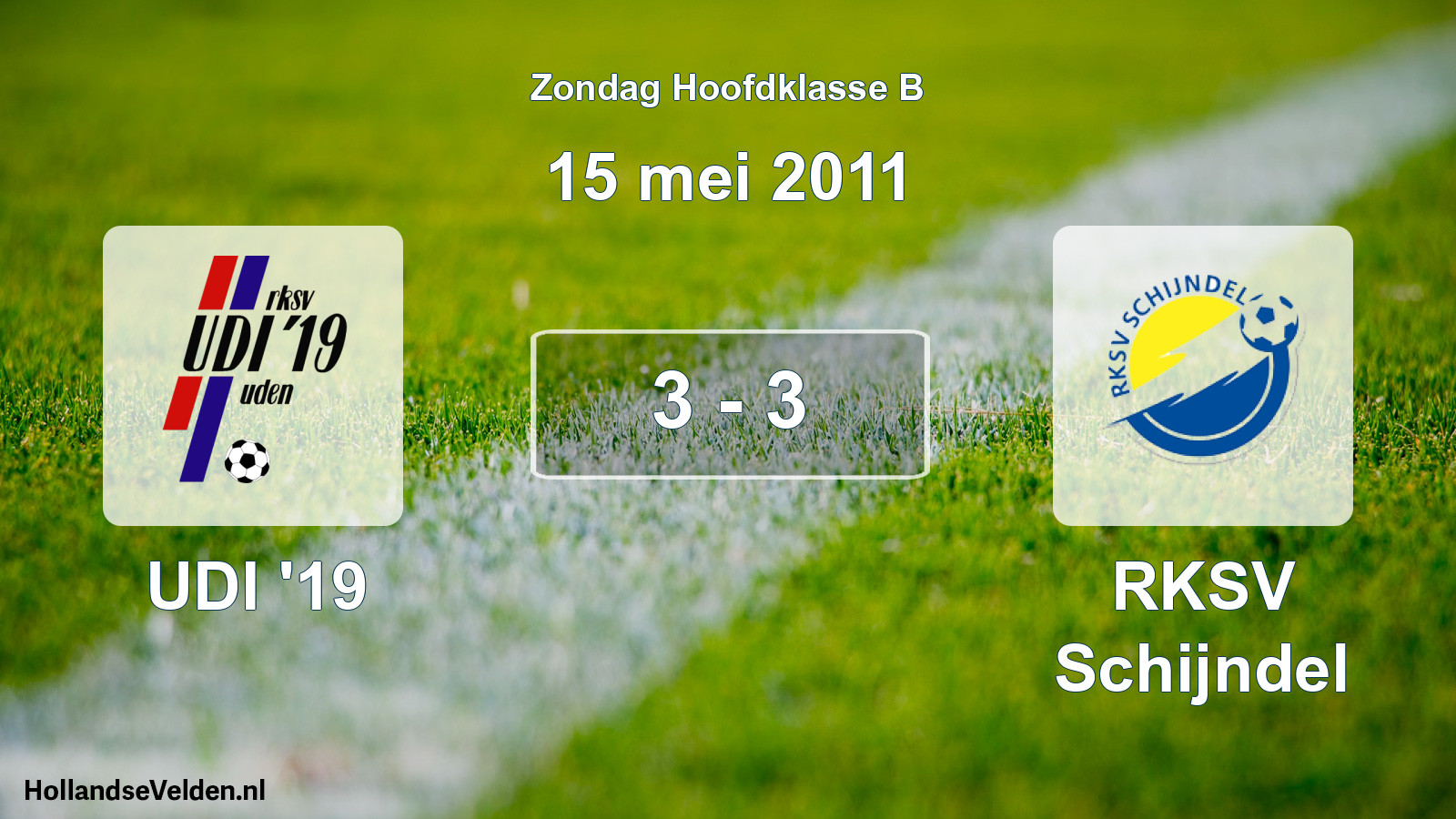 Total number of matches played: UDI '19 - RKSV Schijndel 3 - 3 (15 May 2011)