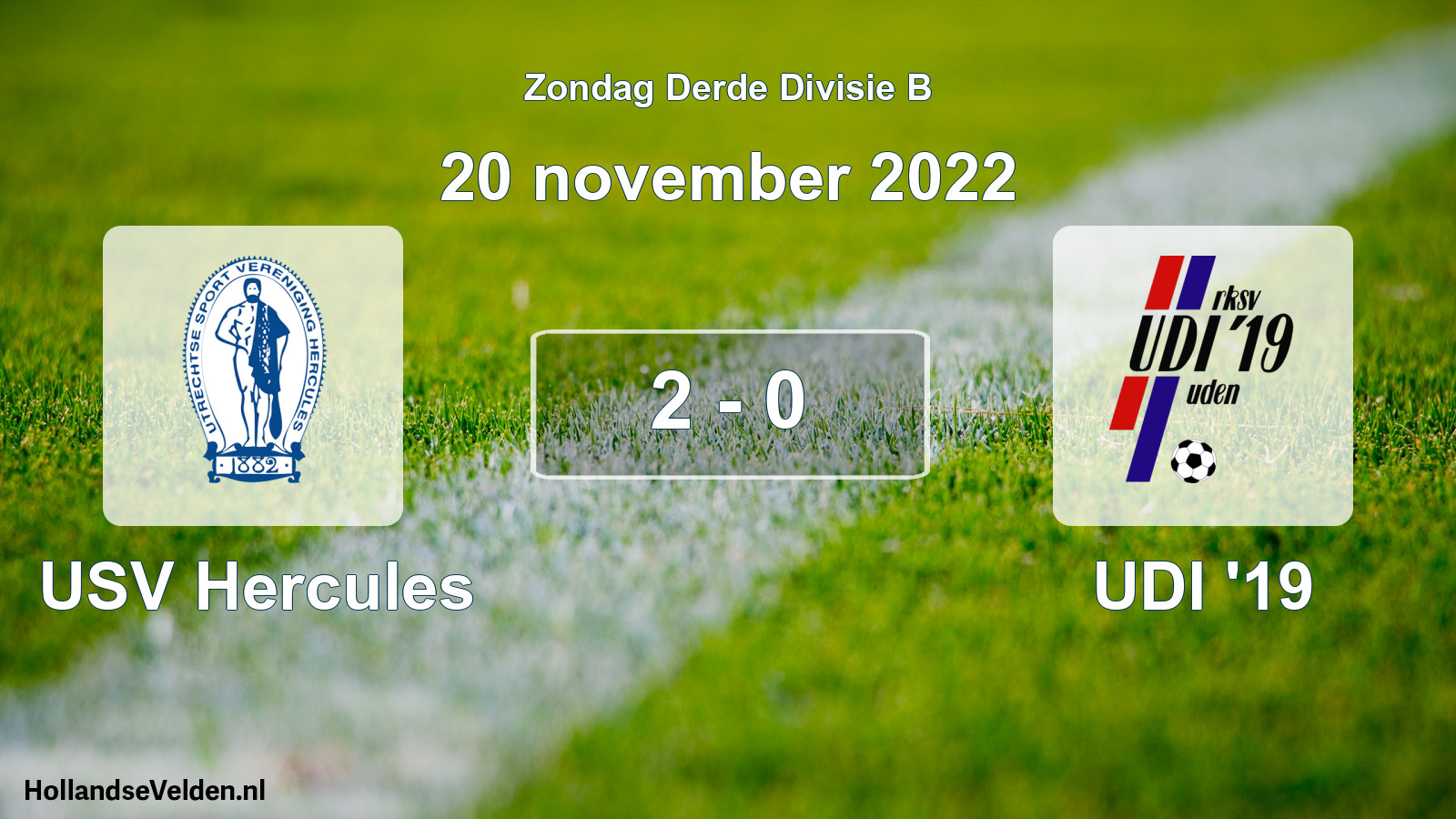 Total number of matches played: USV Hercules - UDI '19 2 - 0 (20 November 2022)